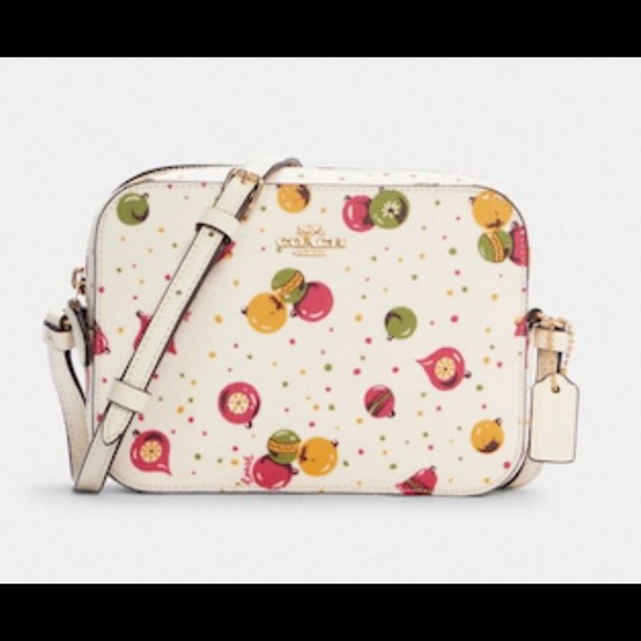 Mini camera bag with ornament print - Picture 2 of 8